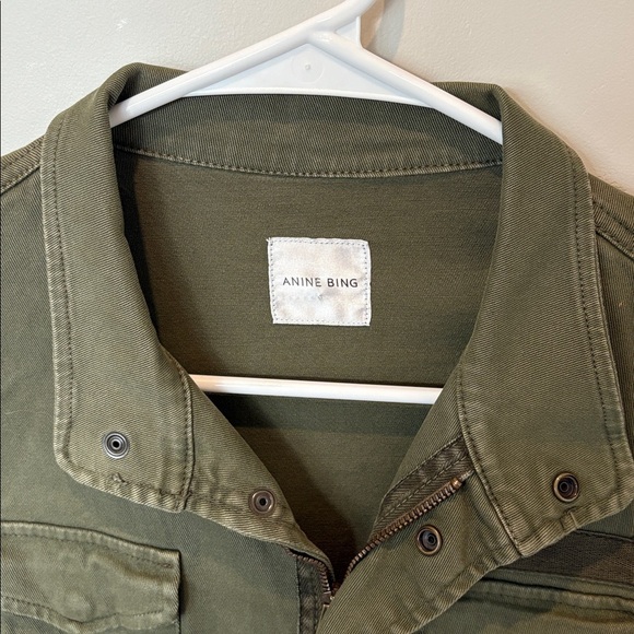 Anine Bing Utility Jacket Army Green Size Small - Picture 3 of 12